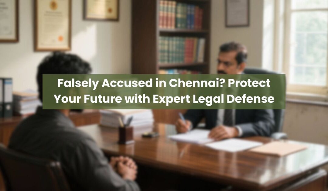 Falsely Accused in Chennai? How to Protect Yourself From Criminal Charges – Expert Lawyer Advice