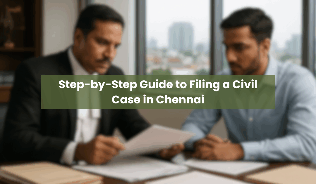 Step-by-Step Guide to Filing a Civil Case in Chennai: Everything You Need to Know